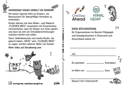 Donate 12 FLOSSES AWAY! booklets to 4 organizations & receive your own copy