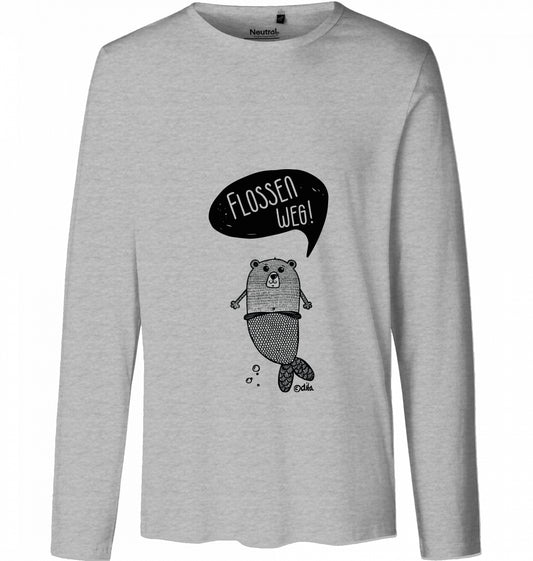 Men's Organic Long Sleeve Shirt | FINS WAY 2 | Neutral