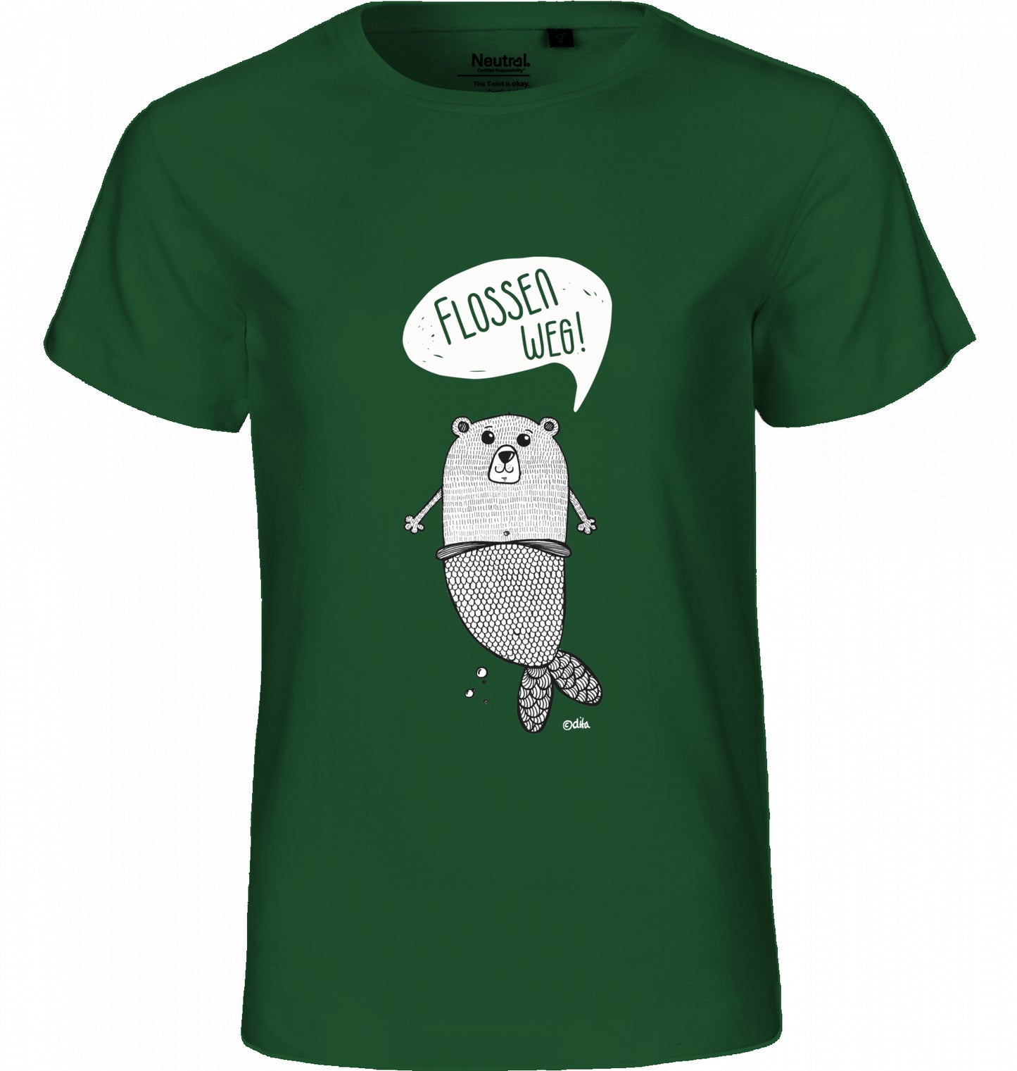 Kids Bio T-Shirt | FLOSSEN WEG | Neutral Qualitätsshirt