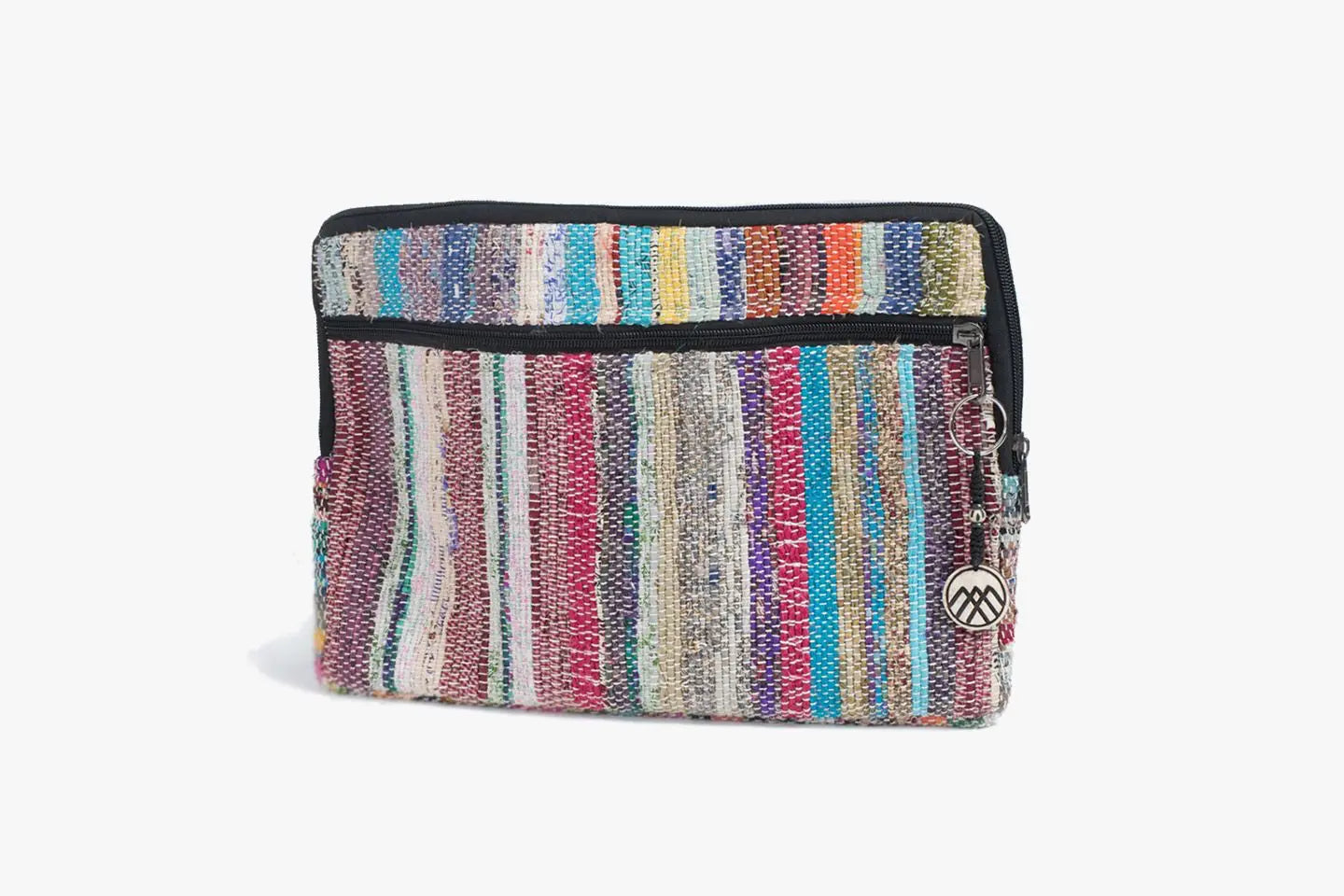 Laptop-Sleeve-aus-Recycle-Sari-ökologische Hanftasche Österreich