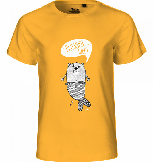 Kids Organic T-Shirt | FLINS AWAY | Neutral Quality Shirt