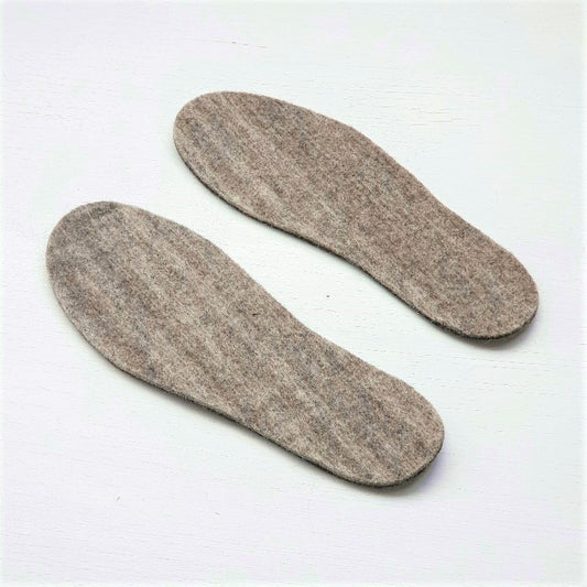 Natural alpaca insoles from Austria | from animal-friendly farming | felt insoles