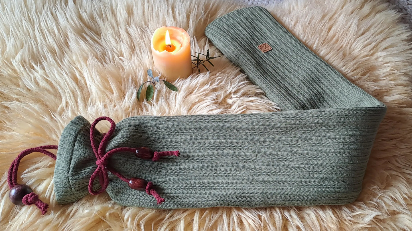 XXL Wärmflasche | Bio Vegane Wärmewurst VELIWU | 80cm 2,5L-gray-geschenk
