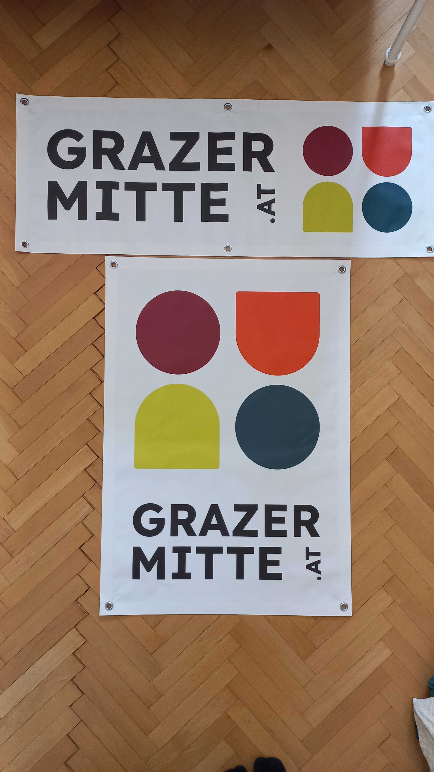 GRAZER MITTE Banner | Abholung in Graz
