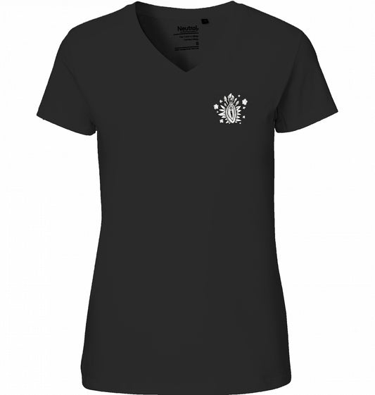 Pilz | Ladies' V-Neck| mit hellem Druck hinten