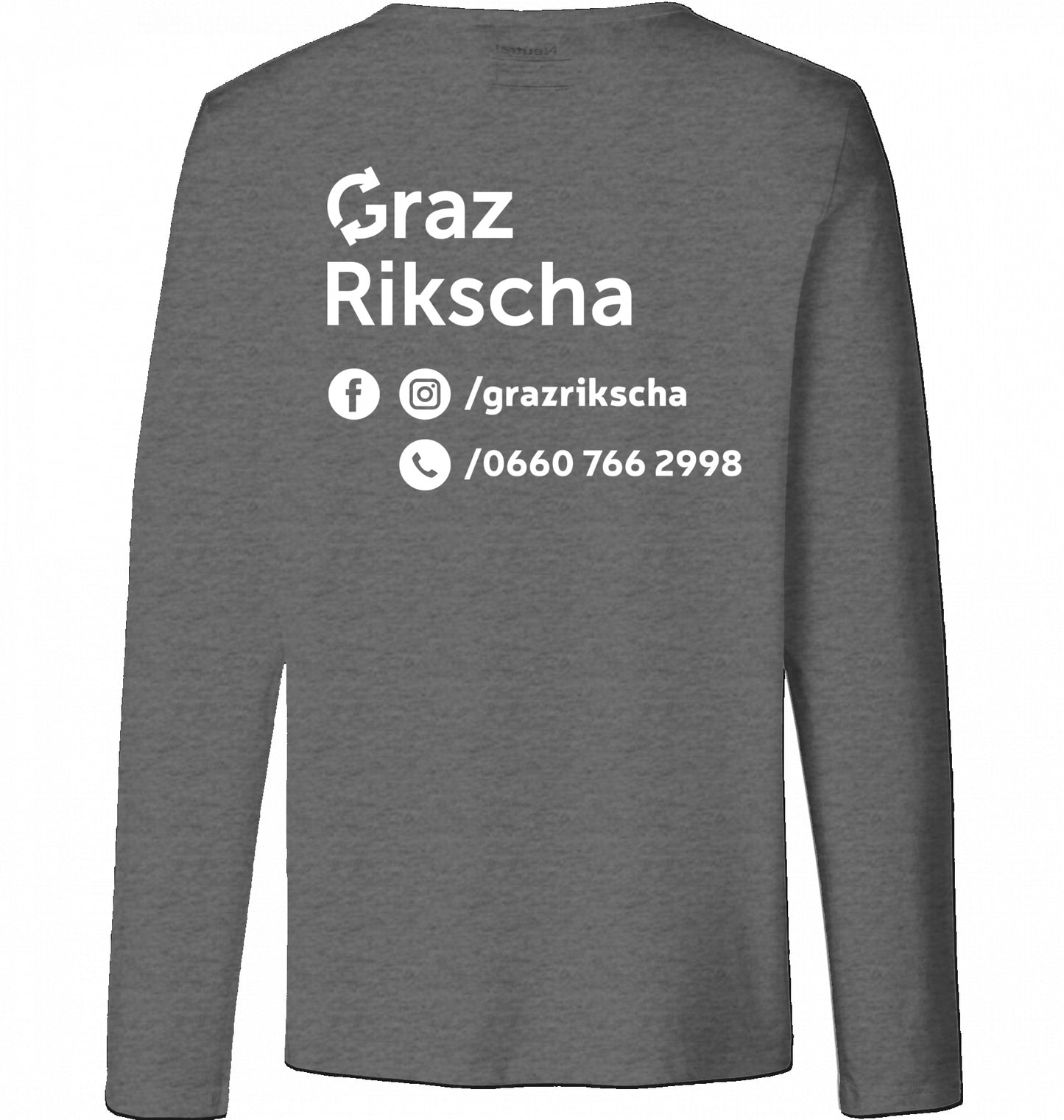 GR Long Sleeve | Organic | 155 g/m² | Print on front and back