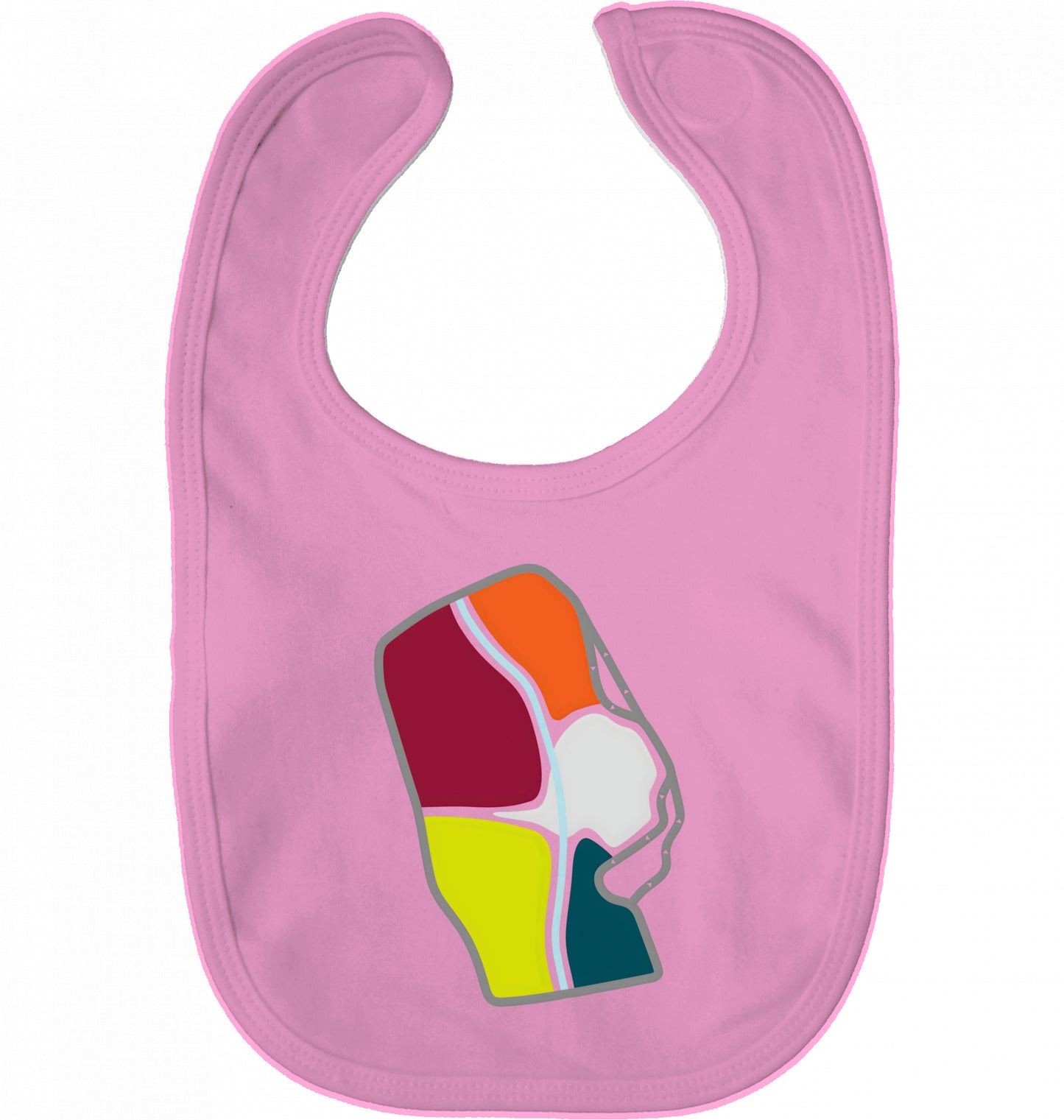 GM Baby Bib | Babybugz Organic with DTF Premium Print | Express Item | Various Colors