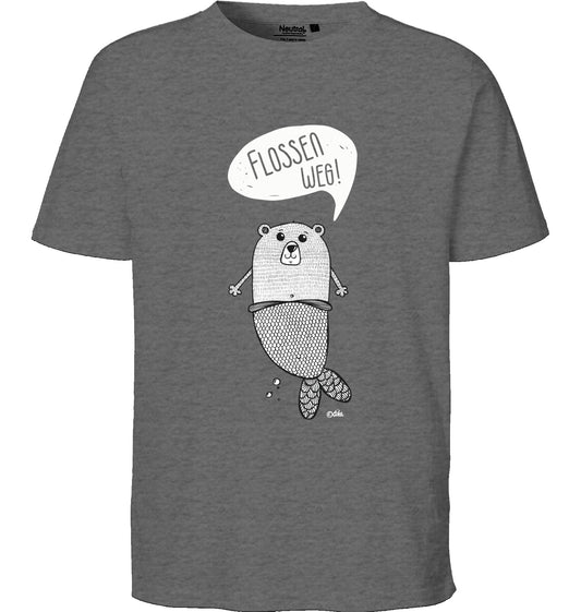 Unisex Organic T-Shirt | FINS AWAY | Neutral