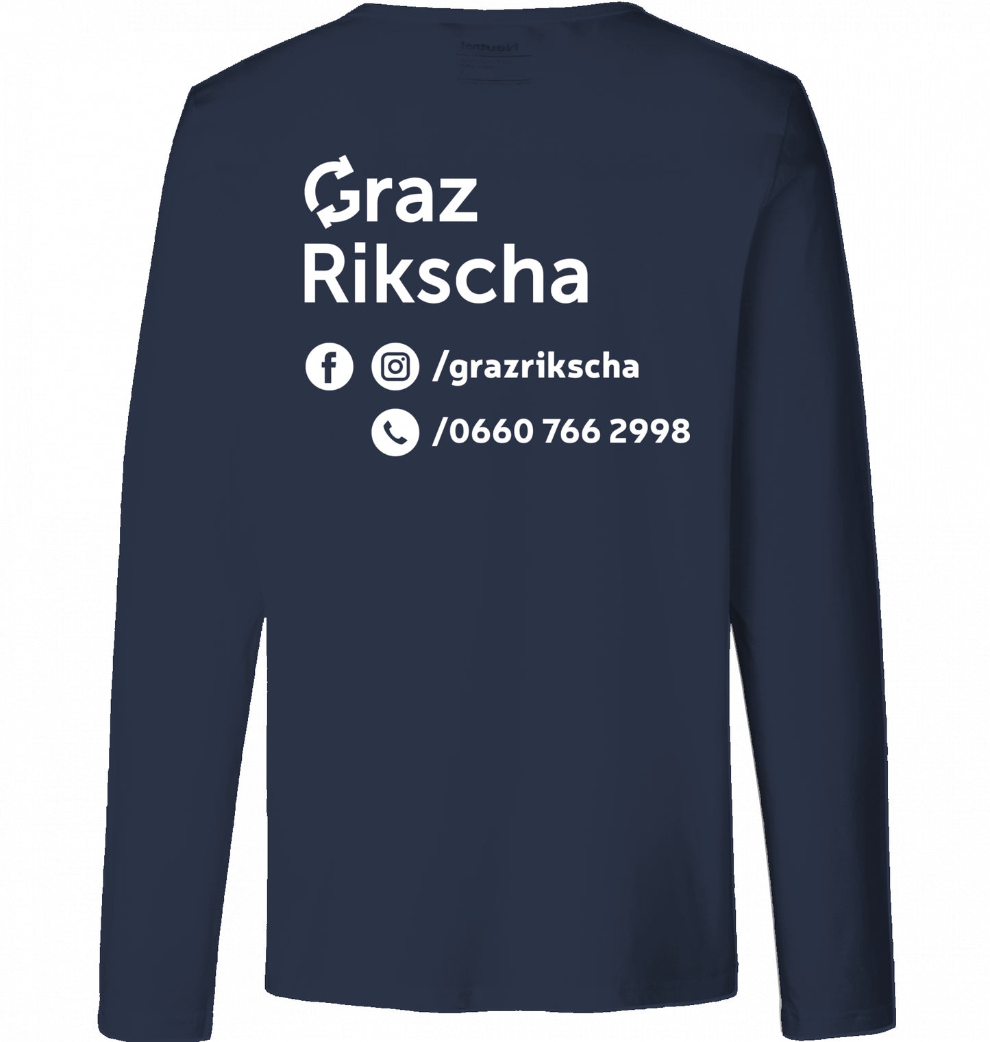 GR Long Sleeve | Organic | 155 g/m² | Print on front and back