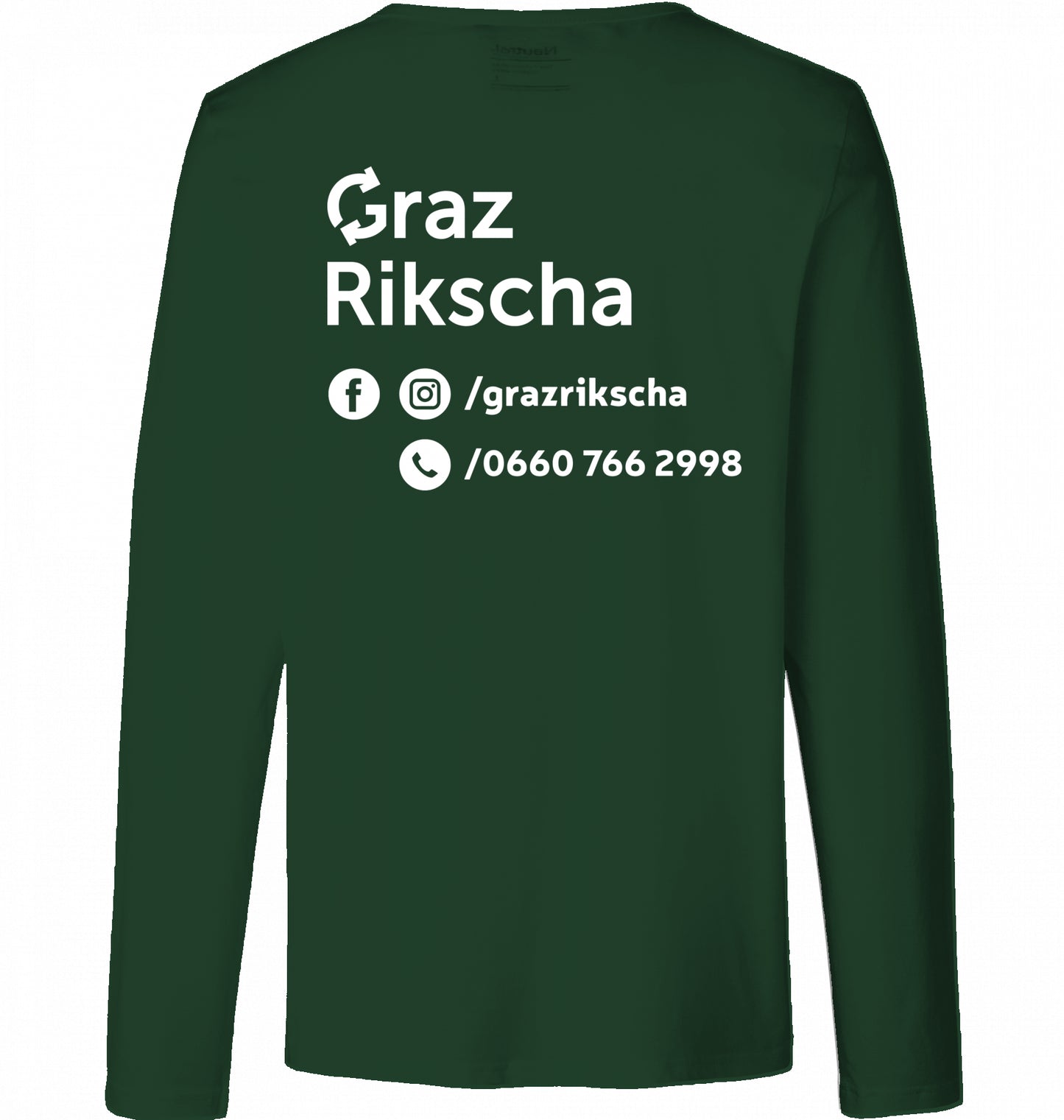 GR Long Sleeve | Organic | 155 g/m² | Print on front and back