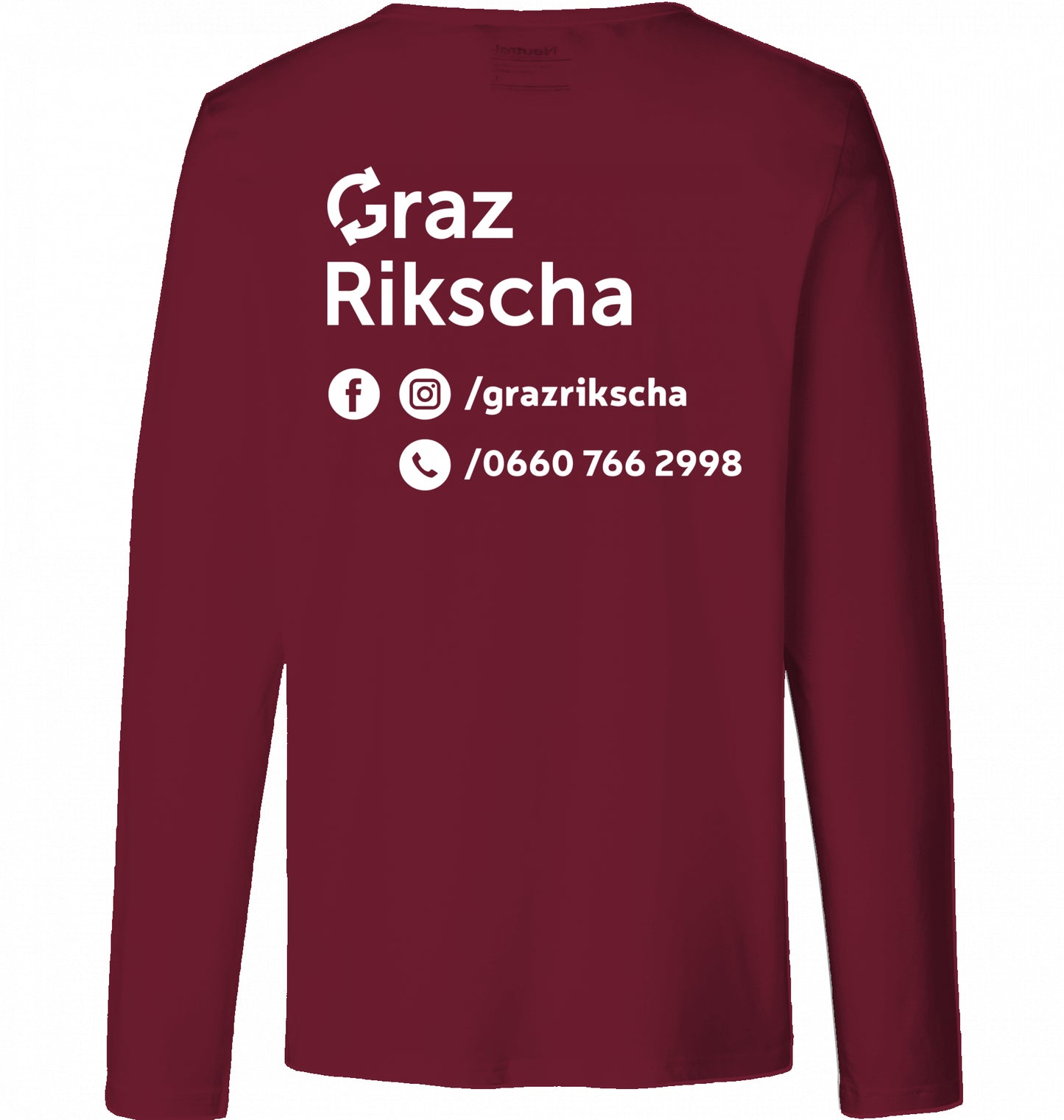 GR Long Sleeve | Organic | 155 g/m² | Print on front and back