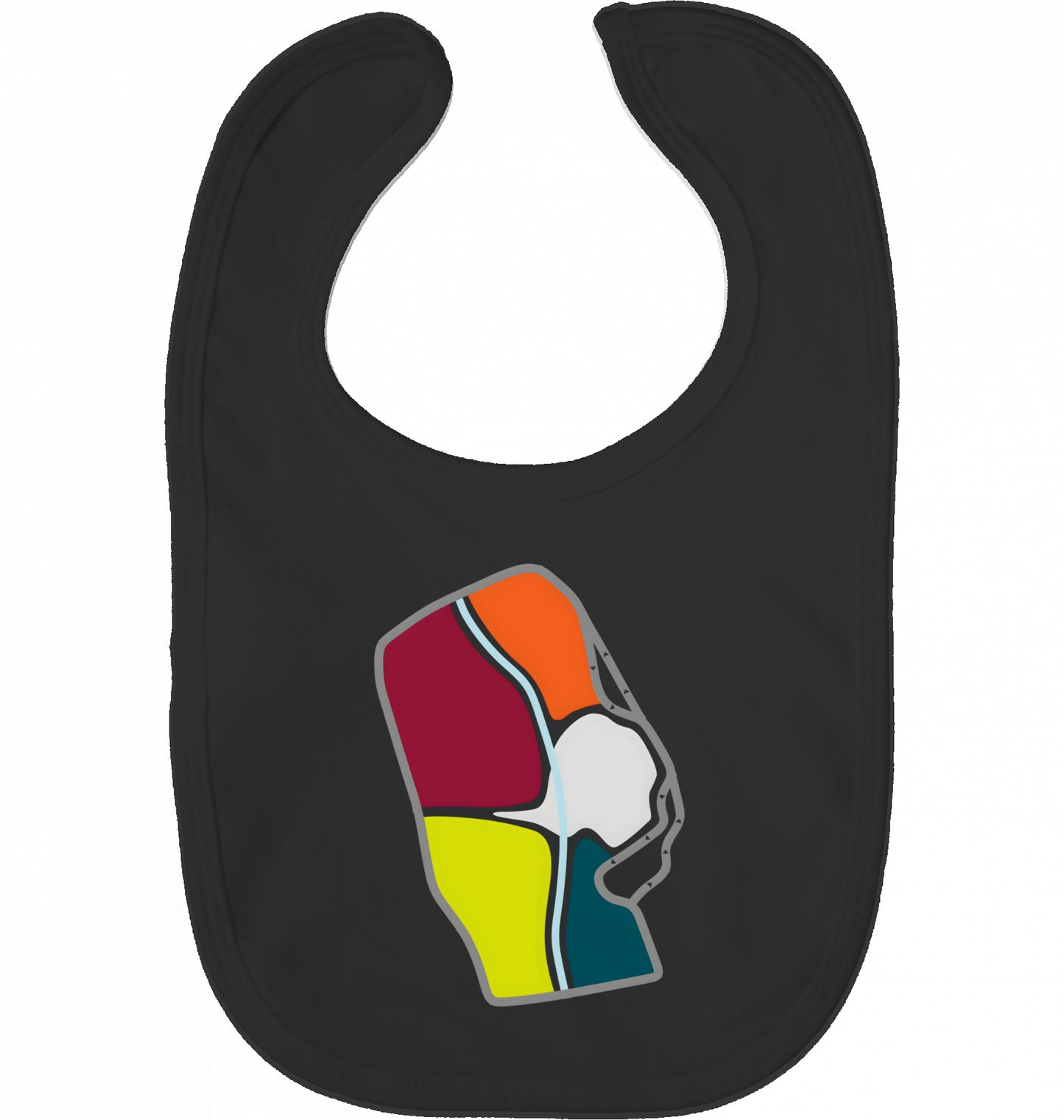 GM Baby Bib | Babybugz Organic with DTF Premium Print | Express Item | Various Colors