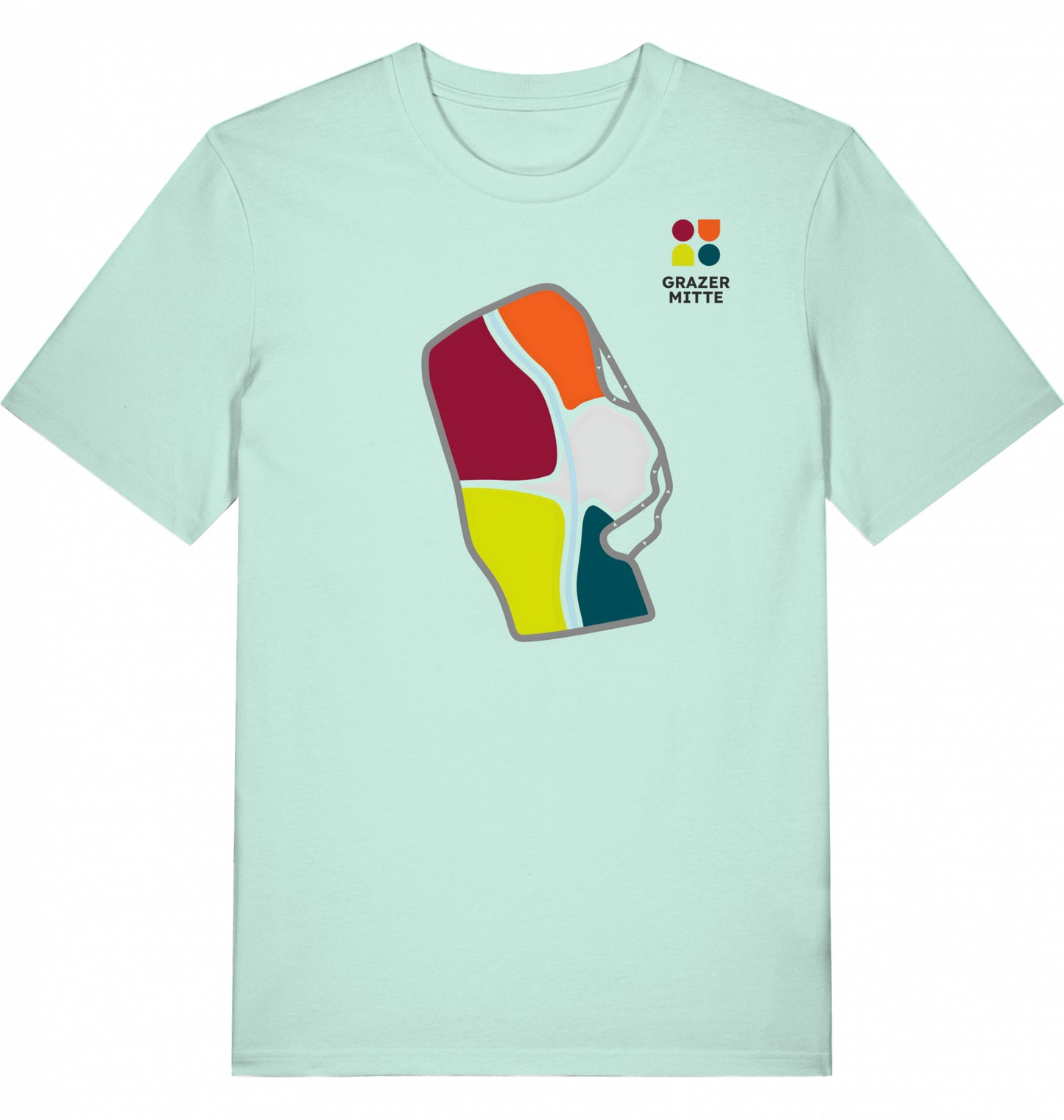 Unisex T-Shirt | Gürtel + Mur vorne