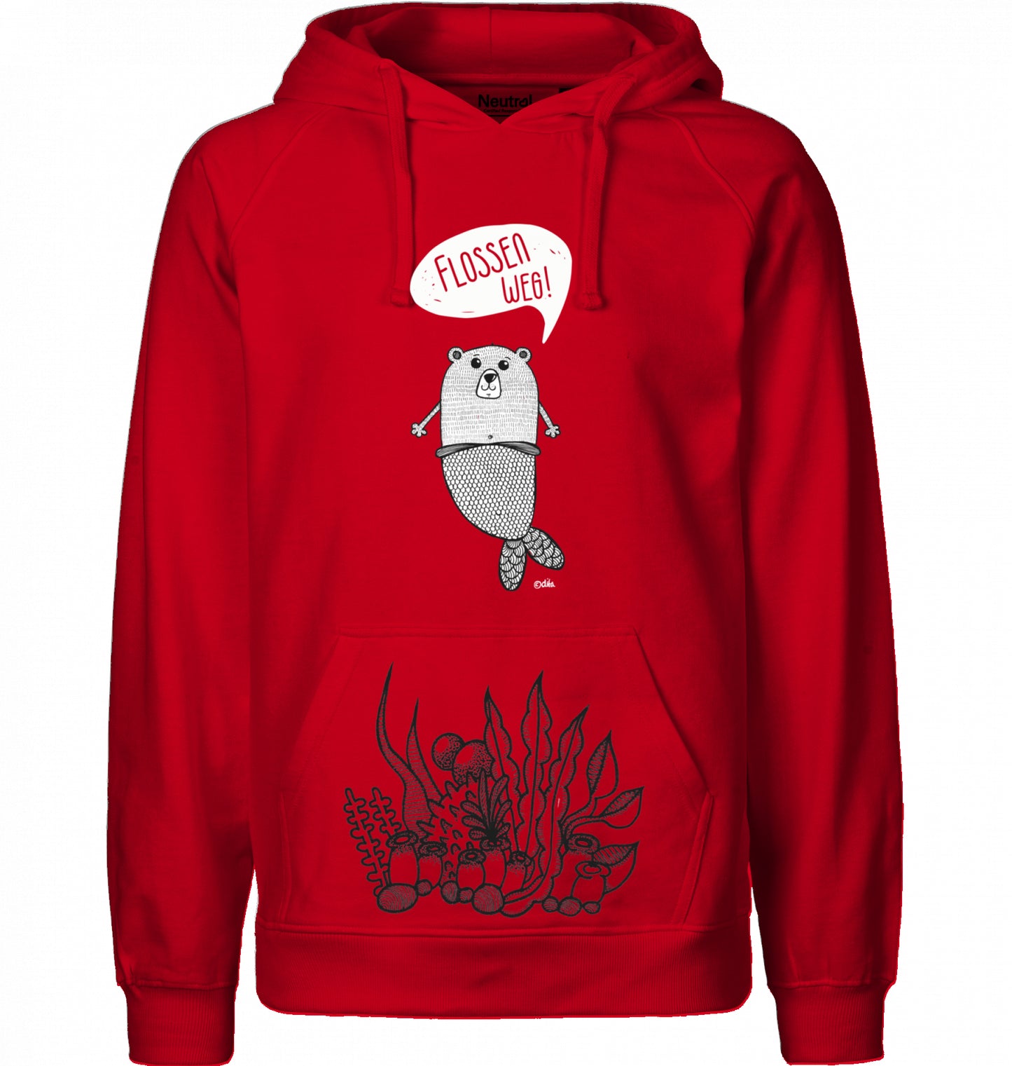 Men`s Bio Hoodie | FLOSSEN WEG | Neutral