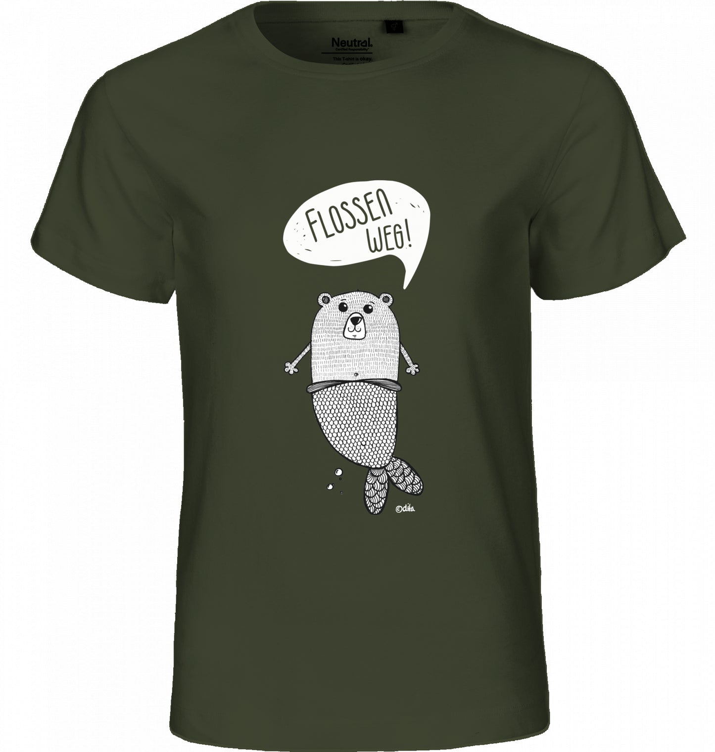 Kids Bio T-Shirt | FLOSSEN WEG | Neutral Qualitätsshirt