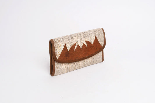 Wallet - Clutch made of wild hemp