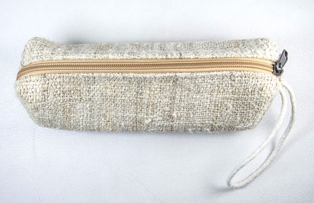 Federpenal/Federtasche aus wildem Hanf (Pencil Box)