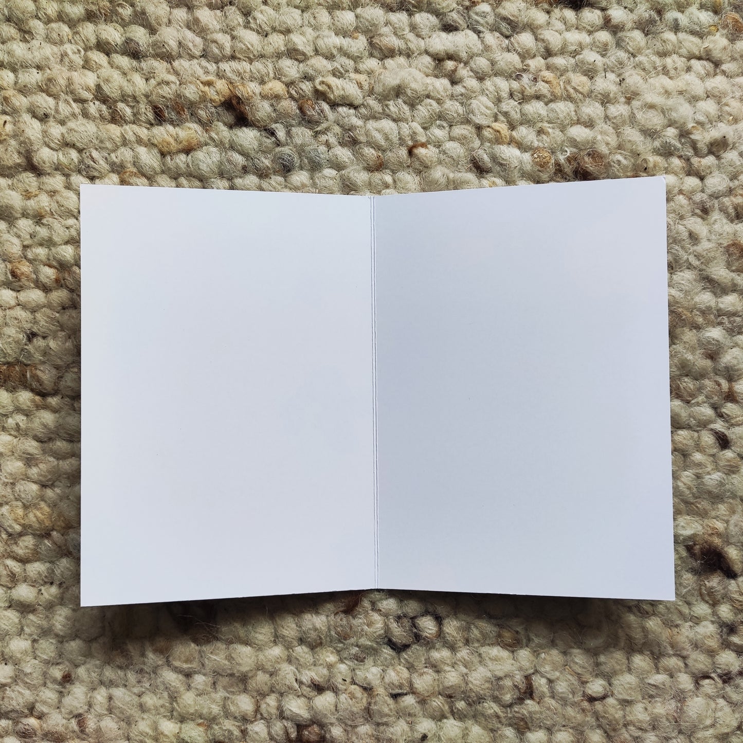 Christmas folding card set of 2, white - Design by Tamzin Merivale