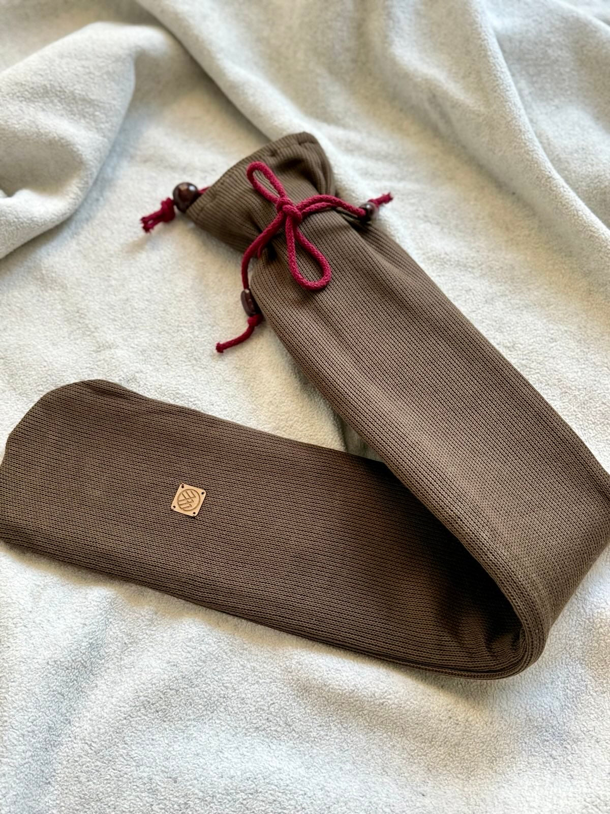 XXL Wärmflasche | Bio Vegane Wärmewurst VELIWU | 80cm 2,5L-truffels