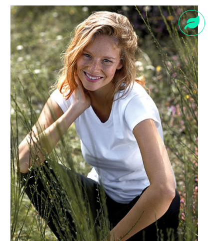 Pilz | Ladies' V-Neck| mit hellem Druck hinten
