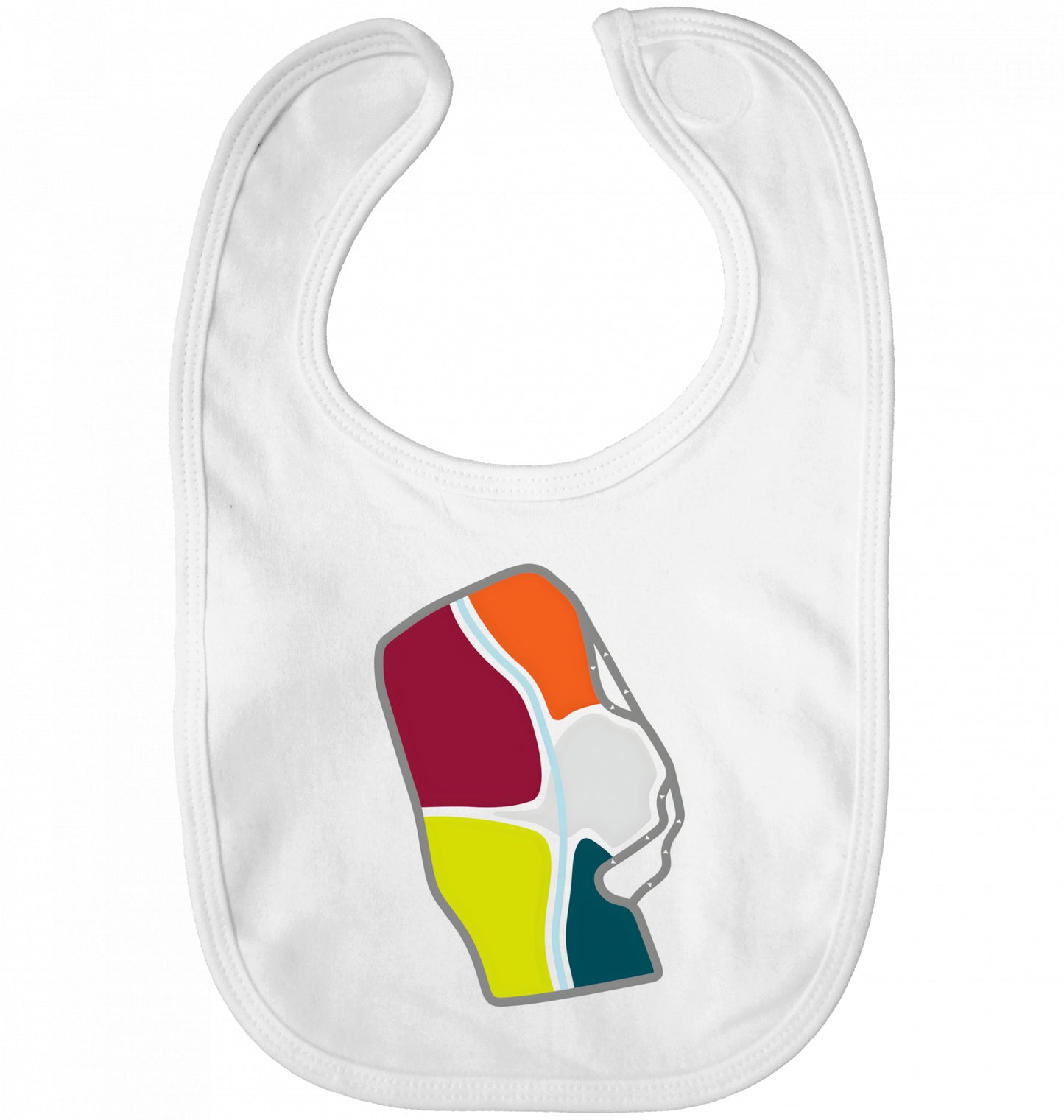 GM Baby Bib | Babybugz Organic with DTF Premium Print | Express Item | Various Colors