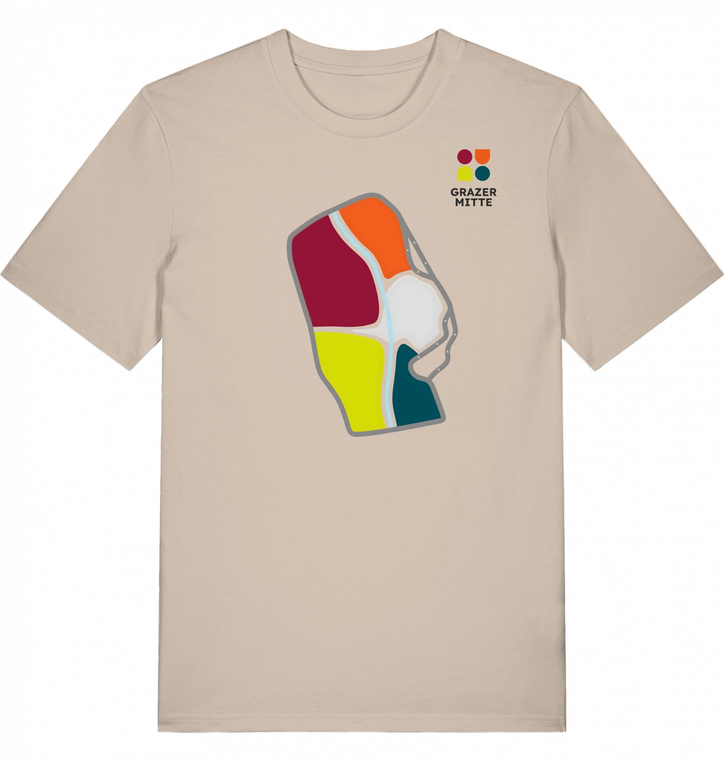 Unisex T-Shirt | Gürtel + Mur vorne