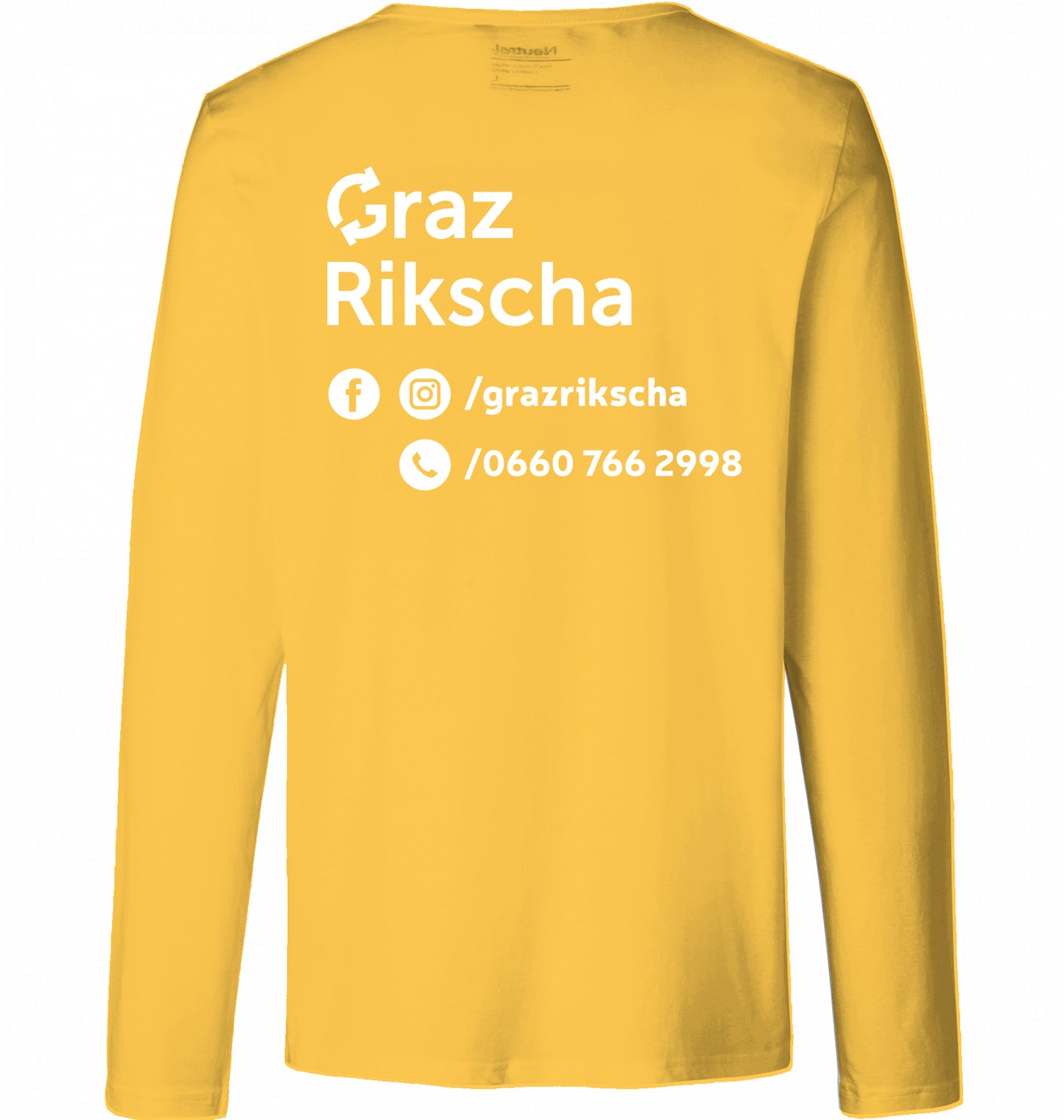 GR Long Sleeve | Organic | 155 g/m² | Print on front and back
