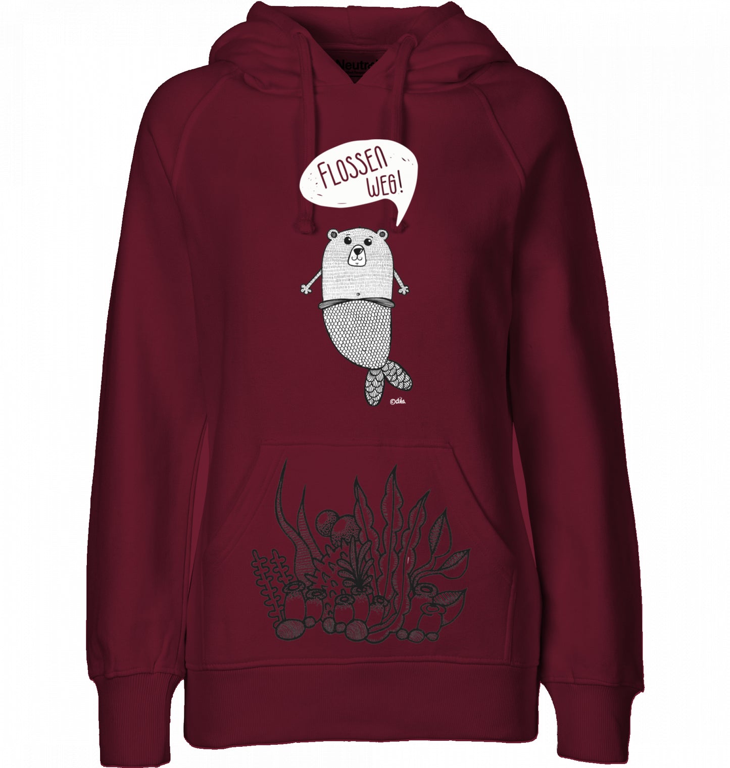 Ladies` Bio Hoodie | FLOSSEN WEG | Neutral