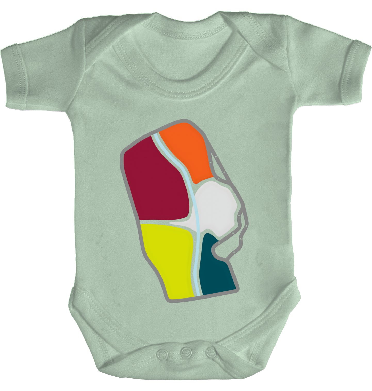 GM Baby Bodysuit | Babybugz Organic with DTF Premium Print | Express Item | Various Colors