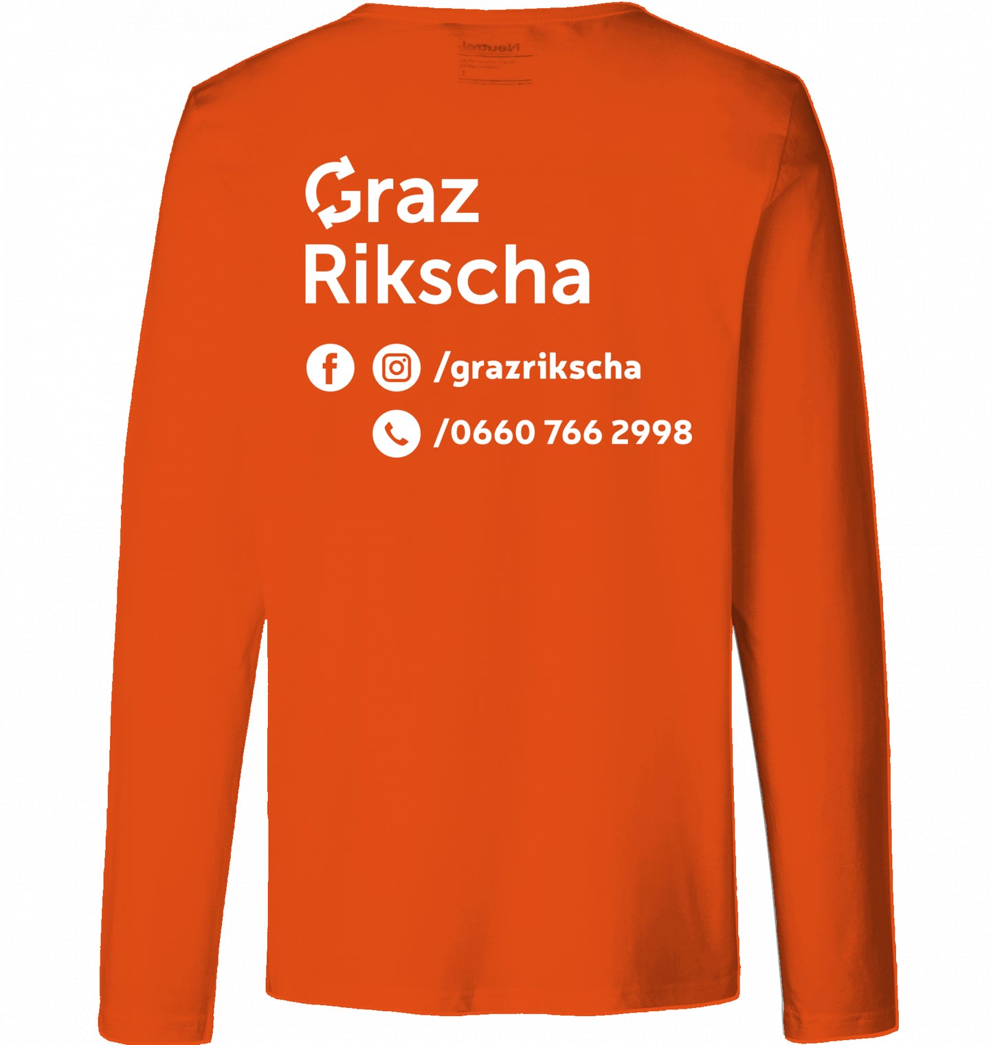 GR Long Sleeve | Organic | 155 g/m² | Print on front and back