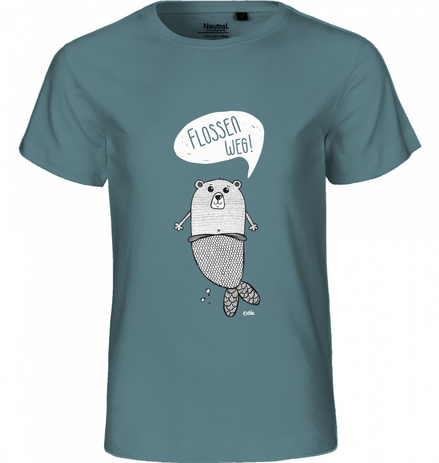 Kids Bio T-Shirt | FLOSSEN WEG | Neutral Qualitätsshirt