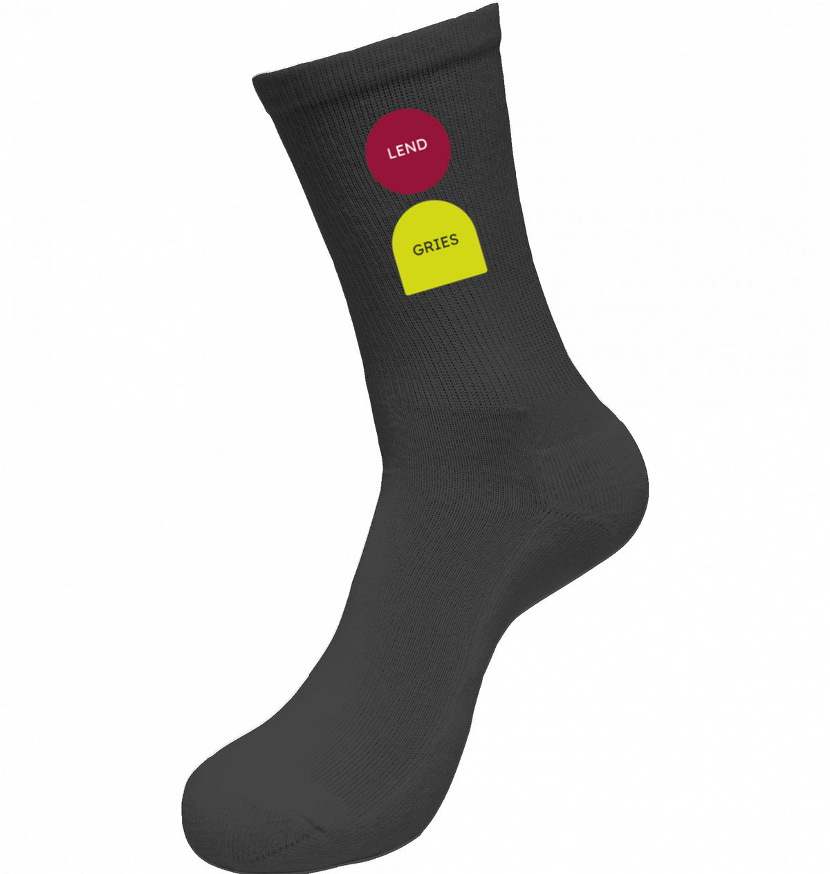 GRAZER MITTE Socken | Crew Socks | in Schwarz und Weiß
