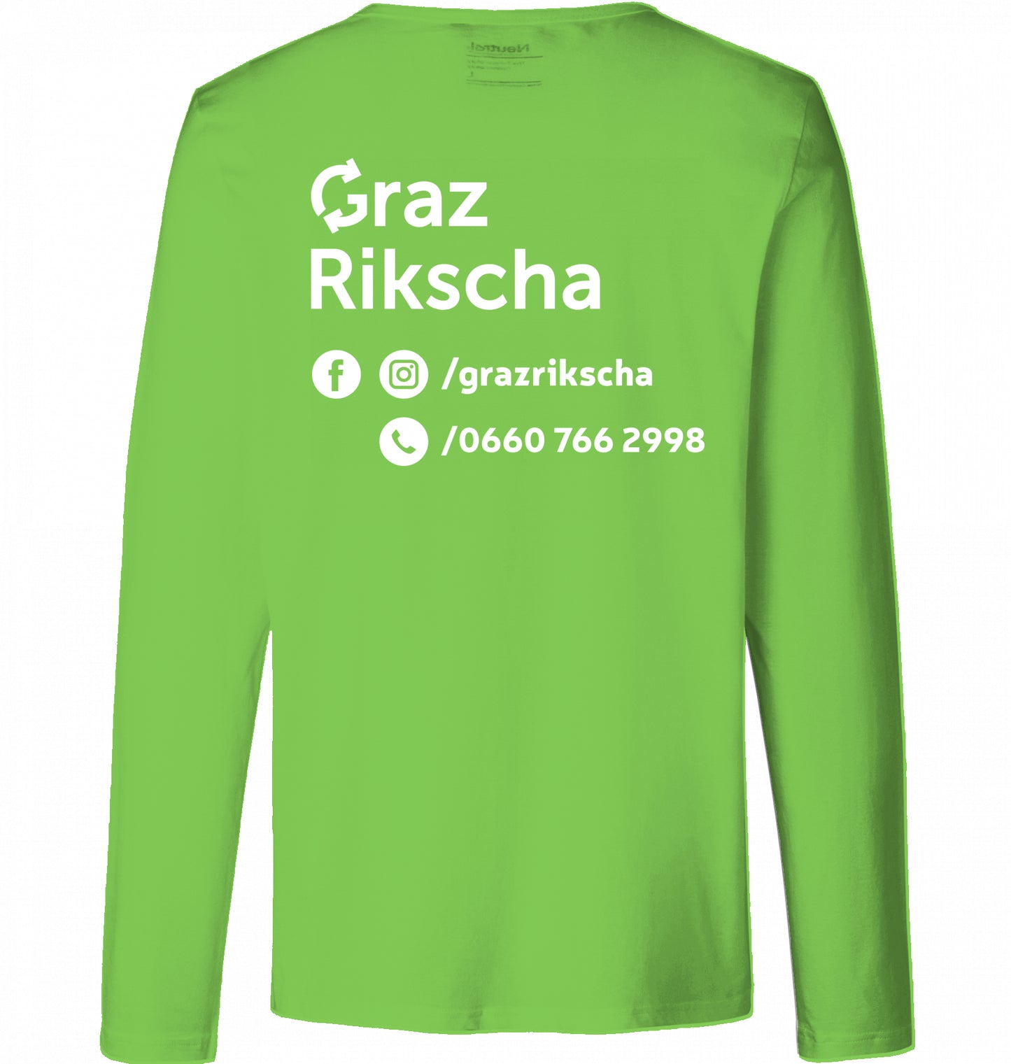 GR Long Sleeve | Organic | 155 g/m² | Print on front and back