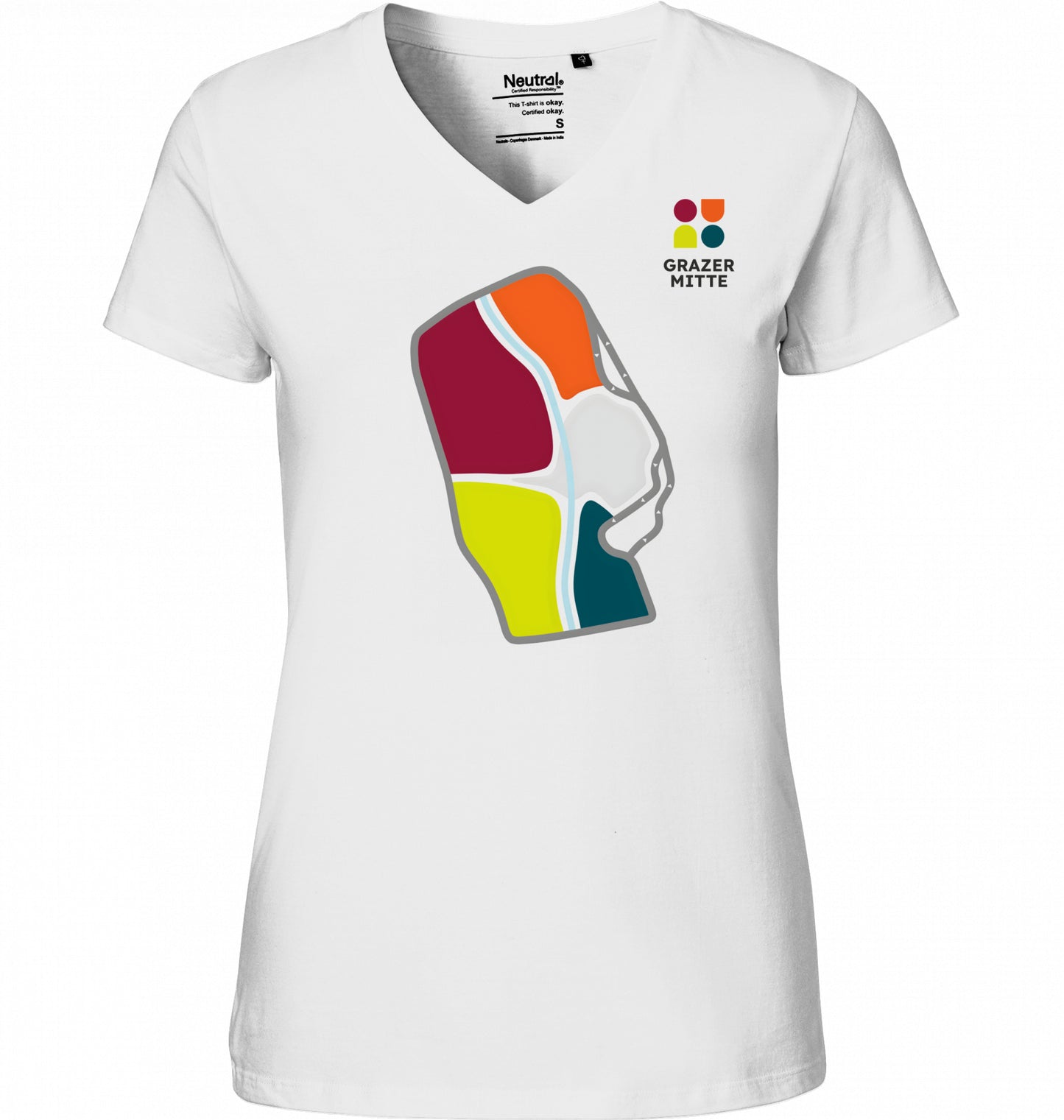 Ladies' V-Neck | Gürtel + Mur vorne
