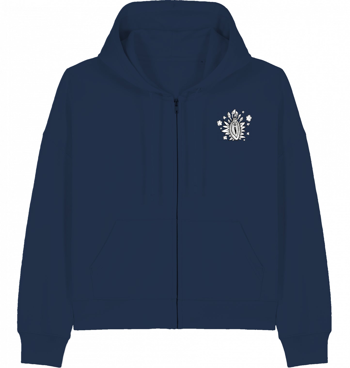 Pilz | Ladies' Hoodie | mit hellem Druck hinten
