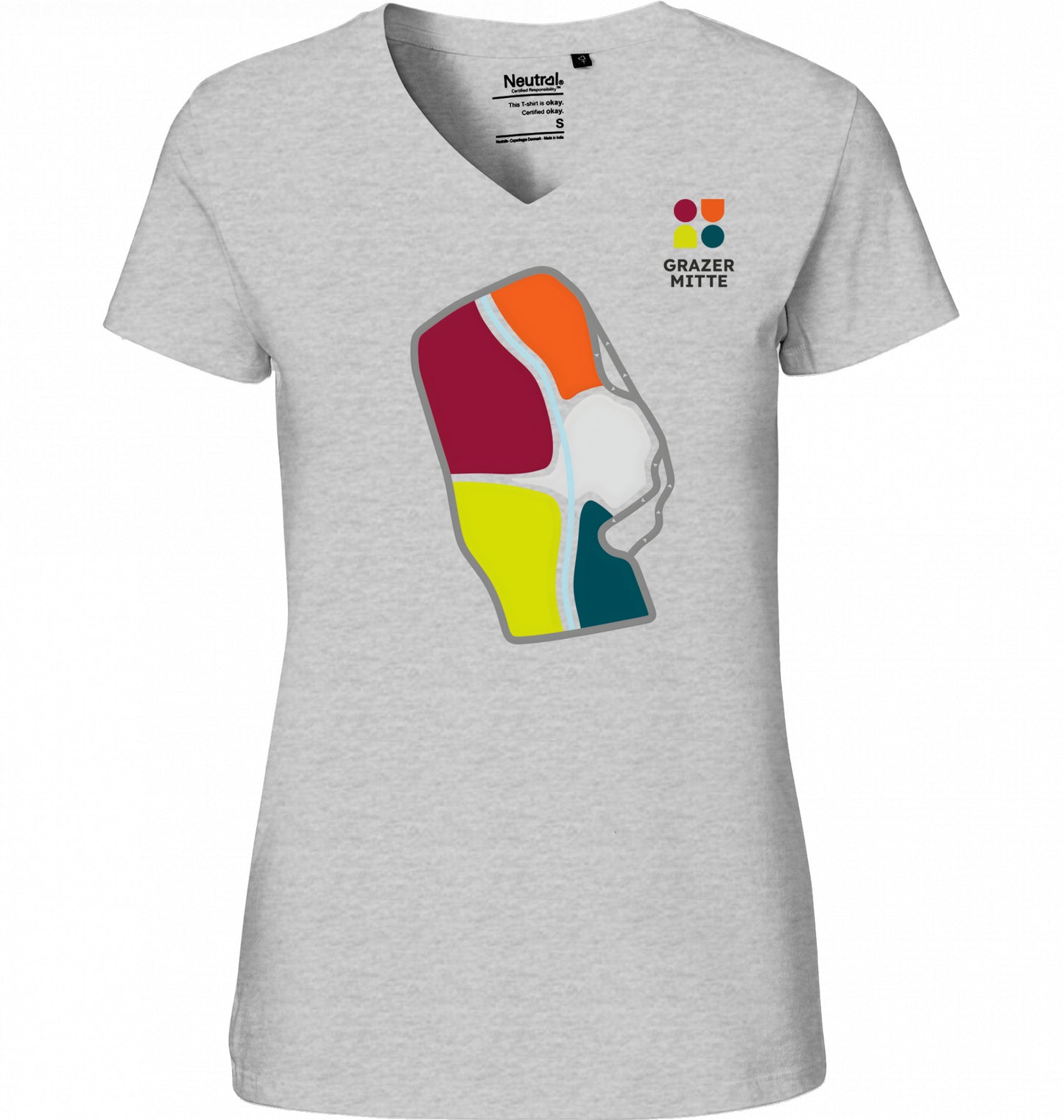 Ladies' V-Neck | Gürtel + Mur vorne