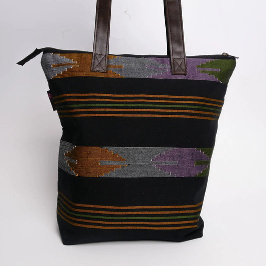 HH Shopper/Tasche aus Dhaka-Stoffen (Tote Bag)