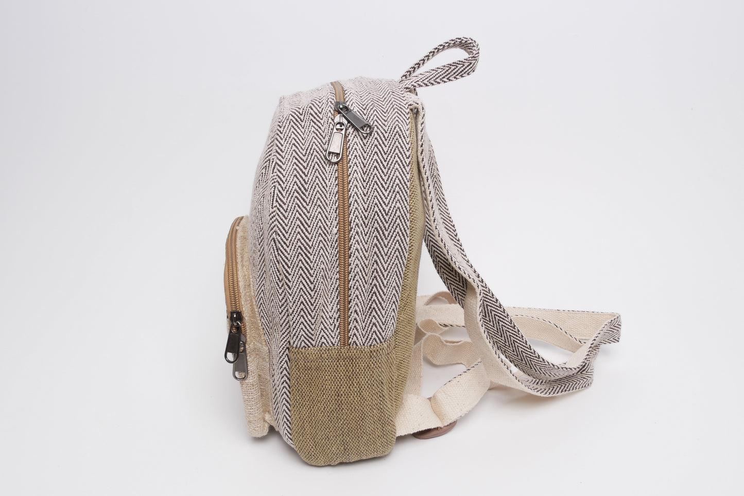 Mini-Rucksack KALI aus Hanf fair produziert-seite