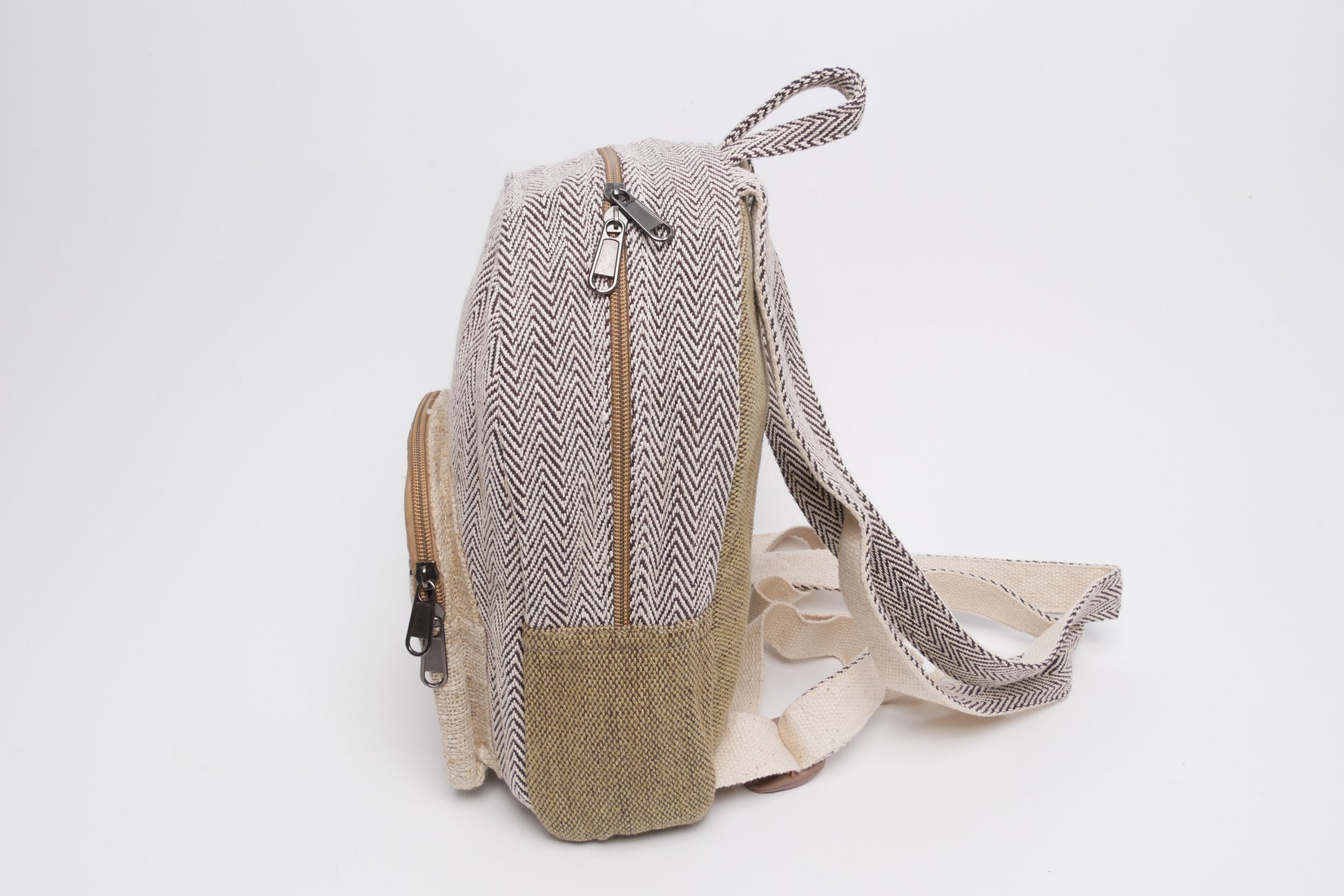 Mini-Rucksack KALI aus Hanf fair produziert-seite