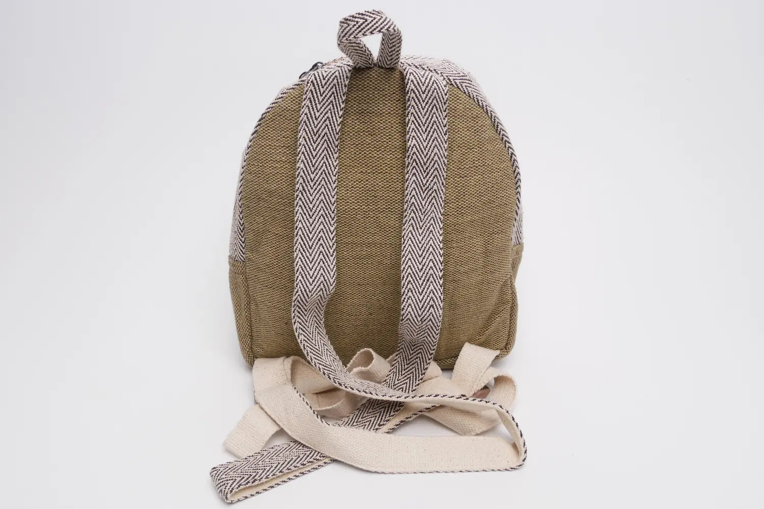Mini-Rucksack KALI aus Hanf fair produziert-backseite
